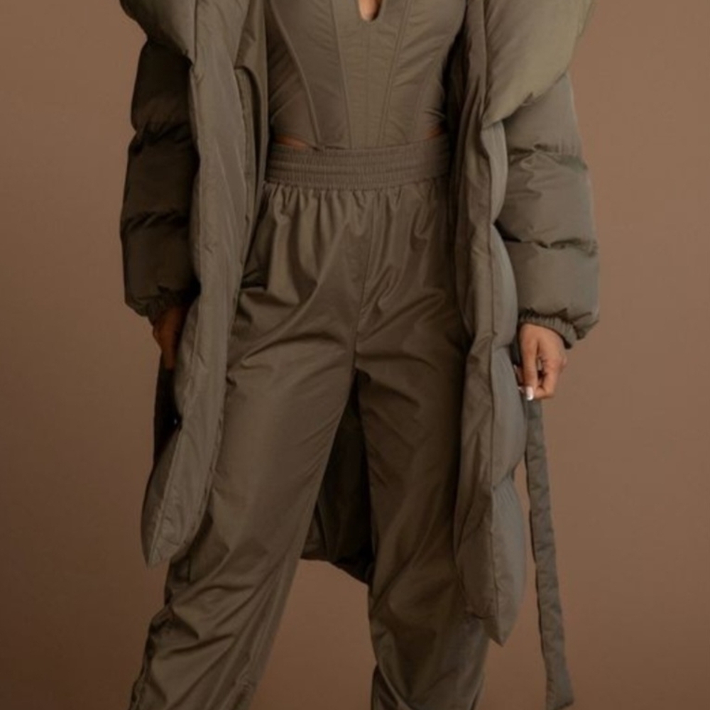 JLUXLABEL Olive MOSS ODIANA PUFFER JACKET